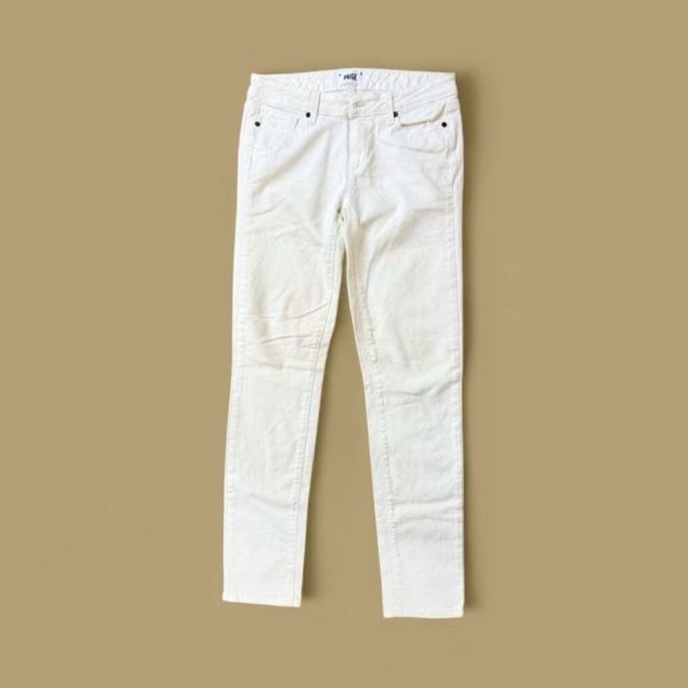 Paige White Denim Jeans Size 6 - Picture 2 of 3